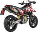 MUFFLERS TI HYPERMOTARD 698 ΓΙΑ DUCATI HYPERMOTARD 698 ABS '24–'26 | AKRAPOVIC-S-D6SO2-HAPLT