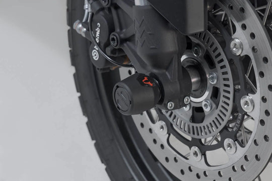 FRONT AXLE SLIDER SET ΓΙΑ MOTO MORINI X-CAPE 650 ABS '21–'24 | SW-MOTECH-STP.23.176.10000/B