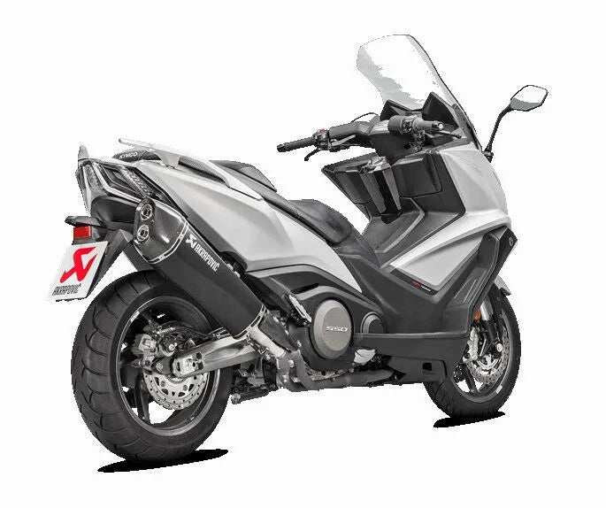 MUFFLER SS BLK KYM AK550 ΓΙΑ KYMCO AK 550 I ABS '17–'20 | AKRAPOVIC-S-KY5SO1-HRAASSBL