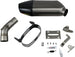 MUFFLER TI/CF ZX-6R 07/08 ΓΙΑ KAWASAKI ZX-6 R 600 '07–'08 | AKRAPOVIC-S-K6SO5-HACT
