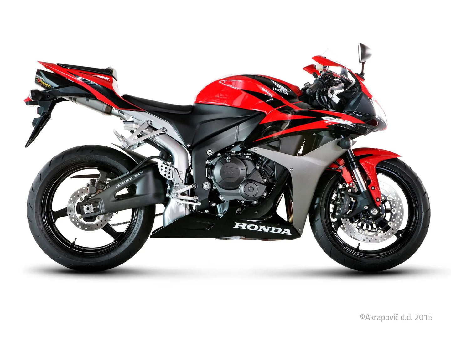 MUFFLER TI CBR600RR 07-08 ΓΙΑ HONDA CBR 600 RR / CBR 600 RR ABS '07–'11 | AKRAPOVIC-S-H6SO11-HACT