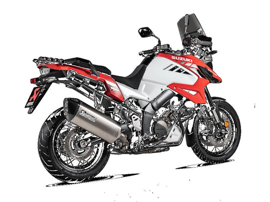 MUFFLER S/O TI V-STROM 1050 ΓΙΑ SUZUKI DL '14–'25 | AKRAPOVIC-S-S10SO18-HAFT