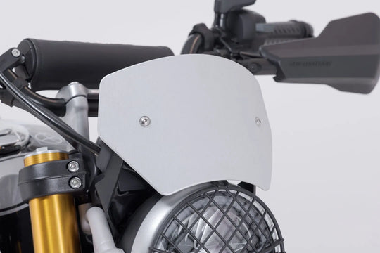 WINDSCREEN SCRAMBLER 400X SILVER ΓΙΑ TRIUMPH SCRAMBLER 400 X ABS '24 | SW-MOTECH-SCT.11.616.10000/S