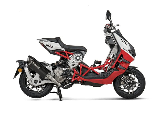 MUFFLER SLIP-ON TI ITALJET DRAGSTER 300 ΓΙΑ ITALJET DRAGSTER 300 ABS '24–'26 | AKRAPOVIC-S-IT3SO1-HRTBL