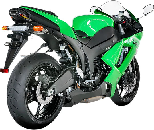 MUFFLER TI/CF ZX-6R 07/08 ΓΙΑ KAWASAKI ZX-6 R 600 '07–'08 | AKRAPOVIC-S-K6SO5-HACT