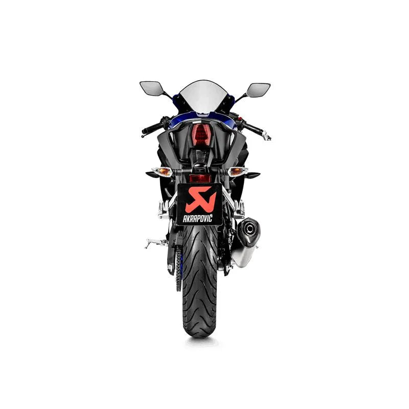 EXHST RAC TI/CF YZF-R125 ΓΙΑ YAMAHA MT-125 ABS / YZF-R 125 ABS / YZF-R15 '19–'20 | AKRAPOVIC-S-Y125R6-HZT