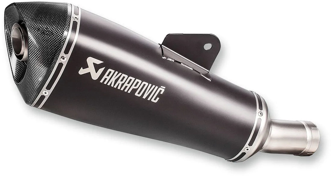 MUFFLER BLK TI R1200R 15 ΓΙΑ BMW R 1200 R ABS / R 1200 RS ABS '15–'18 | AKRAPOVIC-S-B12SO19-HLGBL