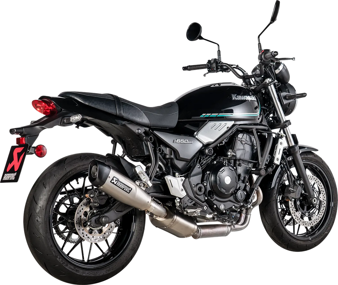 MUFFLER S/O TI Z650RS '22 ΓΙΑ KAWASAKI Z 650 RS ABS '22–'24 | AKRAPOVIC-S-K6SO8-HCQT