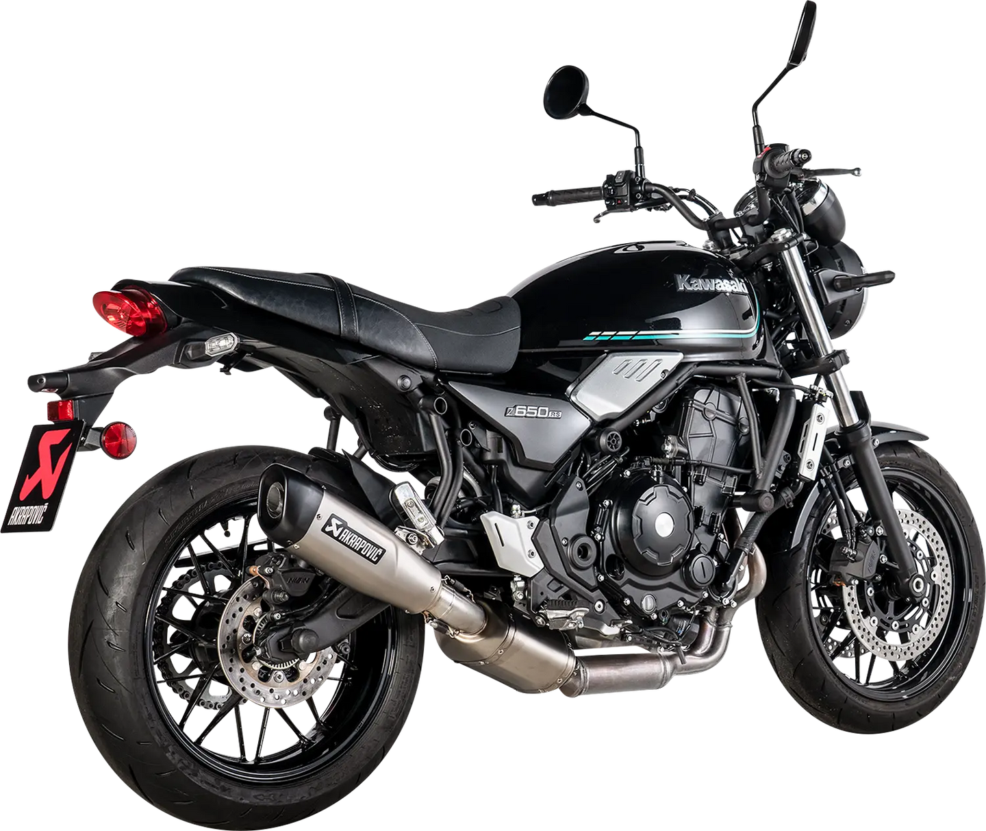 MUFFLER S/O TI Z650RS '22 ΓΙΑ KAWASAKI Z 650 RS ABS '22–'24 | AKRAPOVIC-S-K6SO8-HCQT