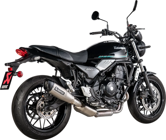 MUFFLER S/O TI Z650RS '22 ΓΙΑ KAWASAKI Z 650 RS ABS '22–'24 | AKRAPOVIC-S-K6SO8-HCQT