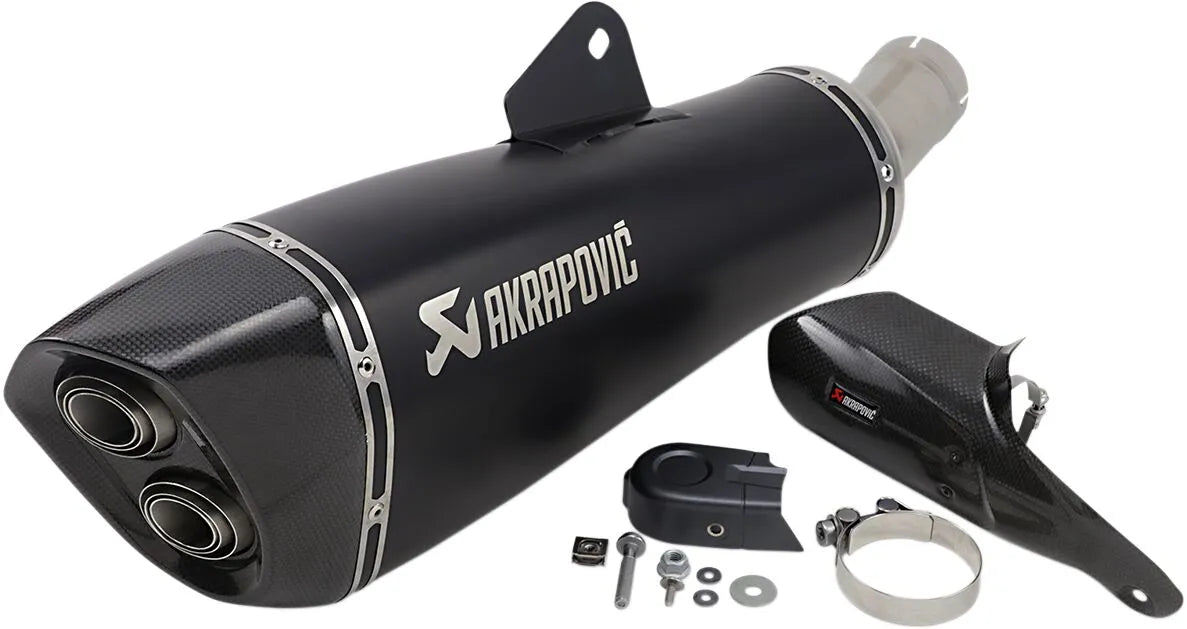 MUFFLER TI BK R1250 RS ΓΙΑ BMW R 1250 R ABS / R 1250 RS ABS '19–'24 | AKRAPOVIC-S-B12SO22-HALAGTBL