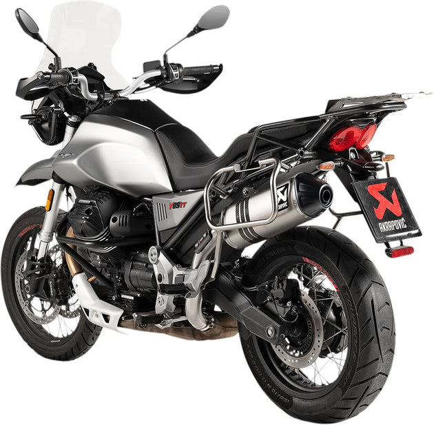 MUFFLER TI M-G V85 ΓΙΑ MOTO GUZZI V85 850 TT '18–'24 | AKRAPOVIC-S-MG8SO2-HFTT