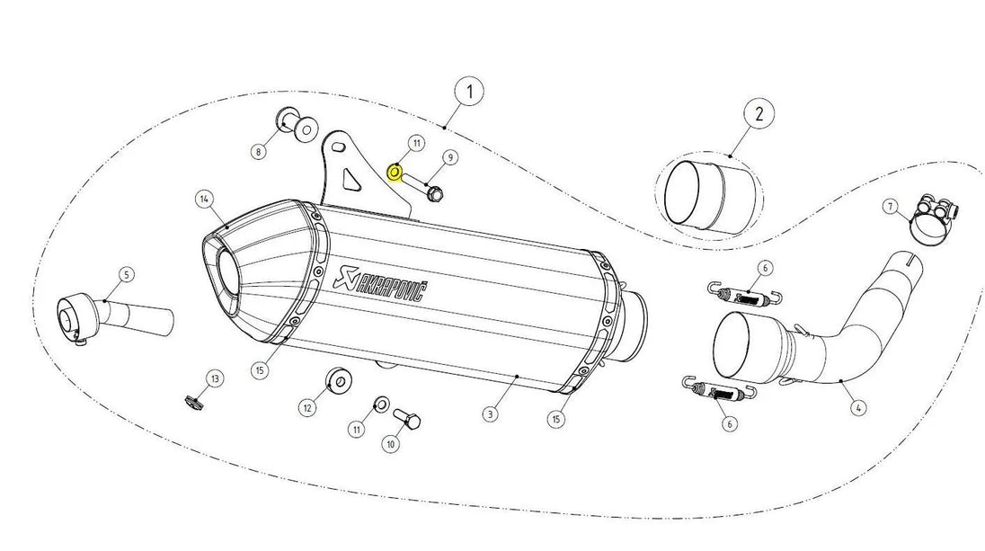 AKRA WASHER P-DR4 | AKRAPOVIC-P-DR4