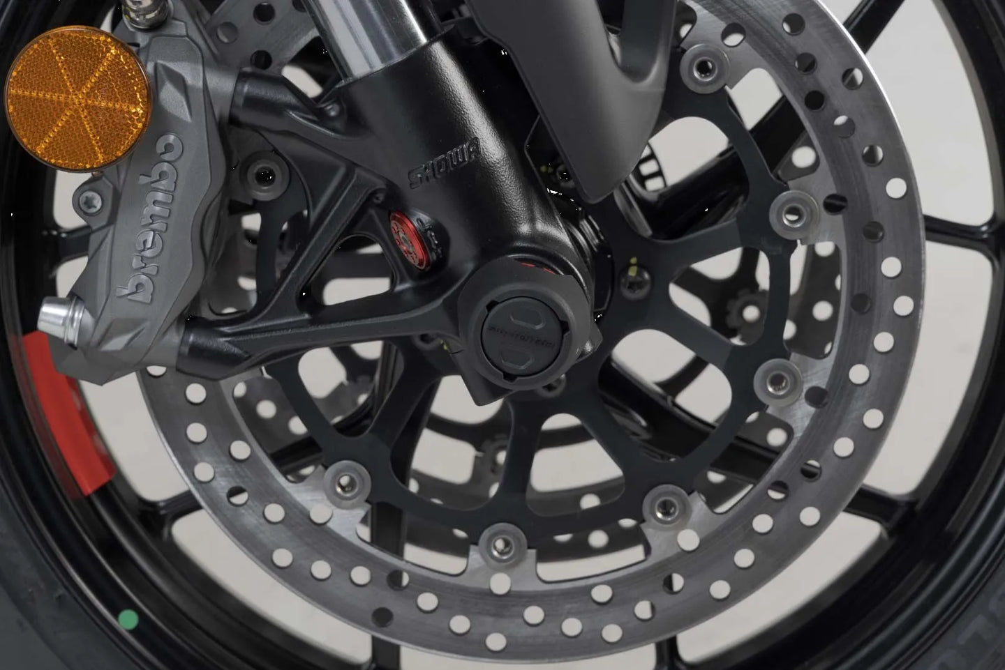 FRONT AXLE SLIDER SET ΓΙΑ DUCATI '14–'25 | SW-MOTECH-STP.22.176.10201/B