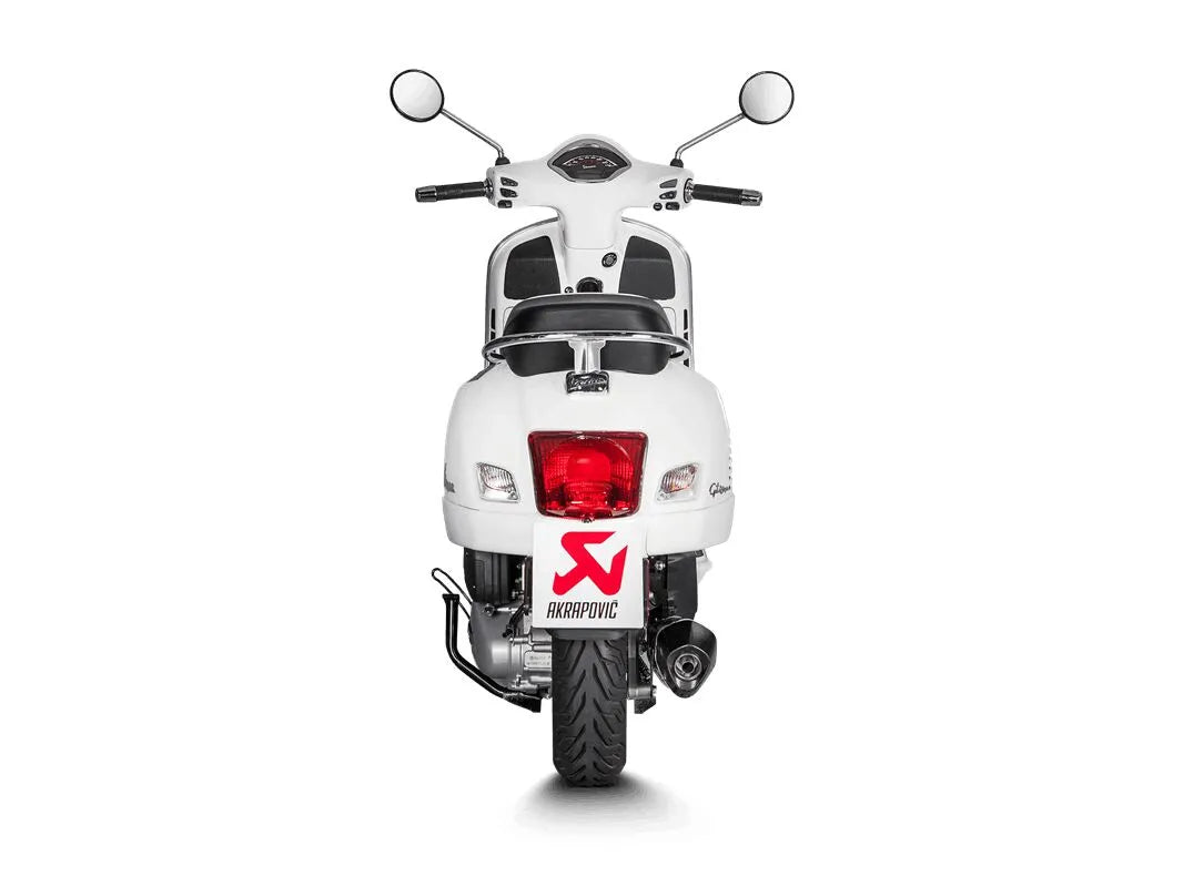 MUFFLER SS/CF BLK GTS125 ΓΙΑ VESPA GTS 125 IGET ABS '21–'24 | AKRAPOVIC-S-VE125SO2-HZBL