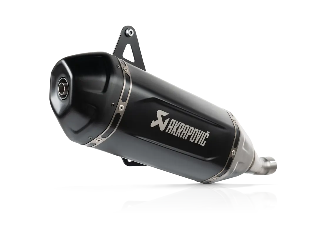 MUFFLER SS/CF BLK VESPA GTS 310 ΓΙΑ VESPA GTS 310 HPE ABS '25–'26 | AKRAPOVIC-S-VE3SO12-HWSSBL/1