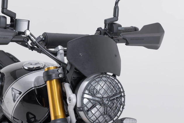 WINDSCREEN SCRAMBLER 400X BLACK ΓΙΑ TRIUMPH SCRAMBLER 400 X ABS '24 | SW-MOTECH-SCT.11.616.10000/B