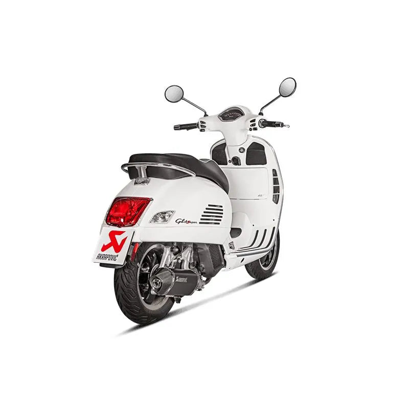 MUFFLER SS/CF BLK GTS125 ΓΙΑ VESPA GTS 125 I.E. ABS / GTS 125 IGET ABS / GTS 150 I.E. ABS '17–'20 | AKRAPOVIC-S-VE125SO1-HZBL