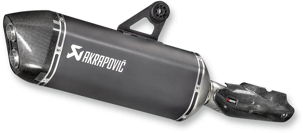 MUFFLER BLK TI R1200GS 17 ΓΙΑ BMW R 1200 GS ABS '13–'18 | AKRAPOVIC-S-B12SO16-HAABL