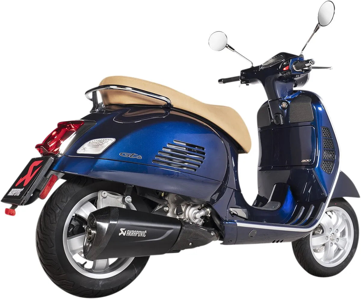 MUFFLER SS BLK GTS300 ΓΙΑ VESPA GTS 300 HPE ABS / SEI GIORNI II 300 HPE ABS '21–'24 | AKRAPOVIC-S-VE3SO10-HZDFBL