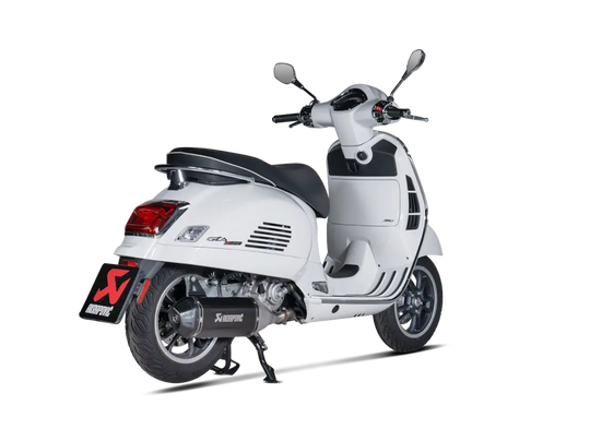 MUFFLER SS/CF BLK VESPA GTS 310 ΓΙΑ VESPA GTS 310 HPE ABS '25–'26 | AKRAPOVIC-S-VE3SO12-HWSSBL/1