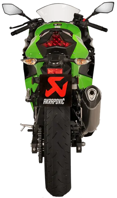 MUFFLER TI/CF NINJA 400 ΓΙΑ KAWASAKI EX 400 / EX 400 ABS / Z 400 ABS '18–'26 | AKRAPOVIC-S-K4SO7-HRT