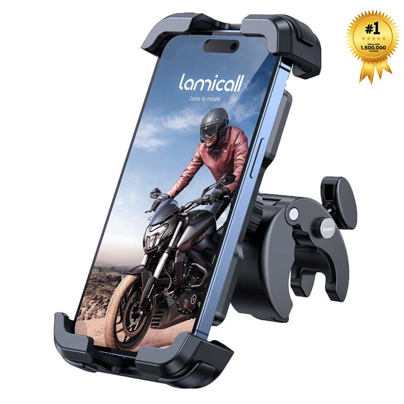 Lamicall BP07 Βάση Κινητού για Τιμόνι/Ποδήλατο με Γρήγορο Κούμπωμα
