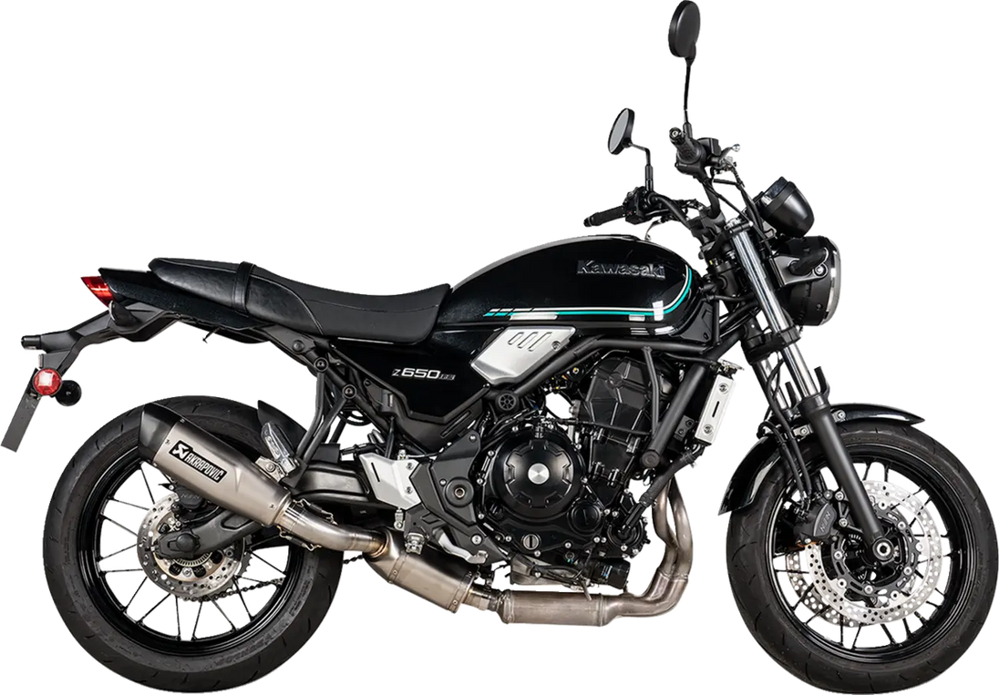MUFFLER S/O TI Z650RS '22 ΓΙΑ KAWASAKI Z 650 RS ABS '22–'24 | AKRAPOVIC-S-K6SO8-HCQT