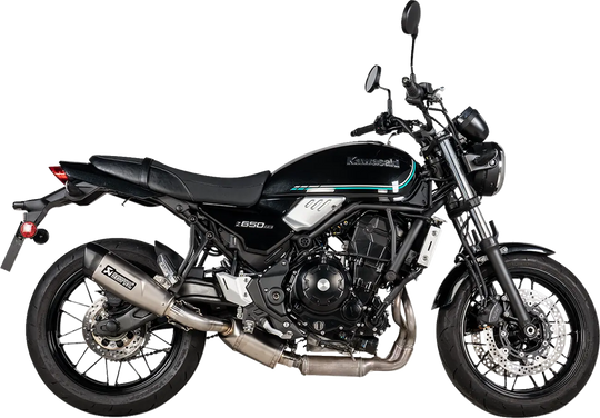 MUFFLER S/O TI Z650RS '22 ΓΙΑ KAWASAKI Z 650 RS ABS '22–'24 | AKRAPOVIC-S-K6SO8-HCQT