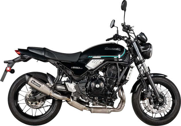 MUFFLER S/O TI Z650RS '22 ΓΙΑ KAWASAKI Z 650 RS ABS '22–'24 | AKRAPOVIC-S-K6SO8-HCQT