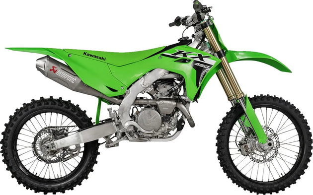 EXHAUST EVO TI KX450/KX450X ΓΙΑ KAWASAKI KX 450 / KX 450 X '24–'26 | AKRAPOVIC-S-K4MET9-FDHLTA