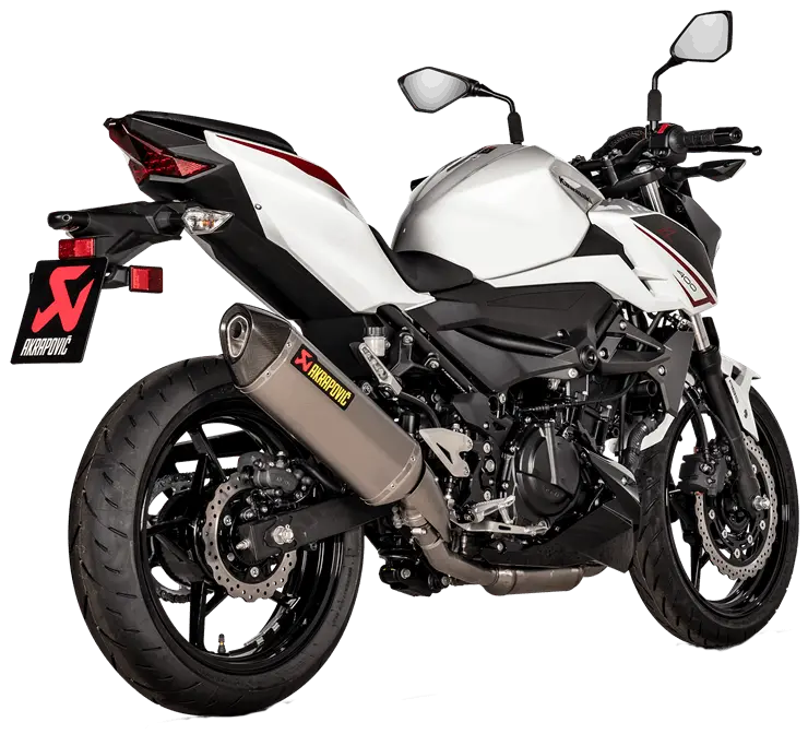 MUFFLER TI/CF NINJA 400 ΓΙΑ KAWASAKI EX 400 / EX 400 ABS / Z 400 ABS '18–'26 | AKRAPOVIC-S-K4SO7-HRT
