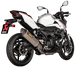 MUFFLER TI/CF NINJA 400 ΓΙΑ KAWASAKI EX 400 / EX 400 ABS / Z 400 ABS '18–'26 | AKRAPOVIC-S-K4SO7-HRT