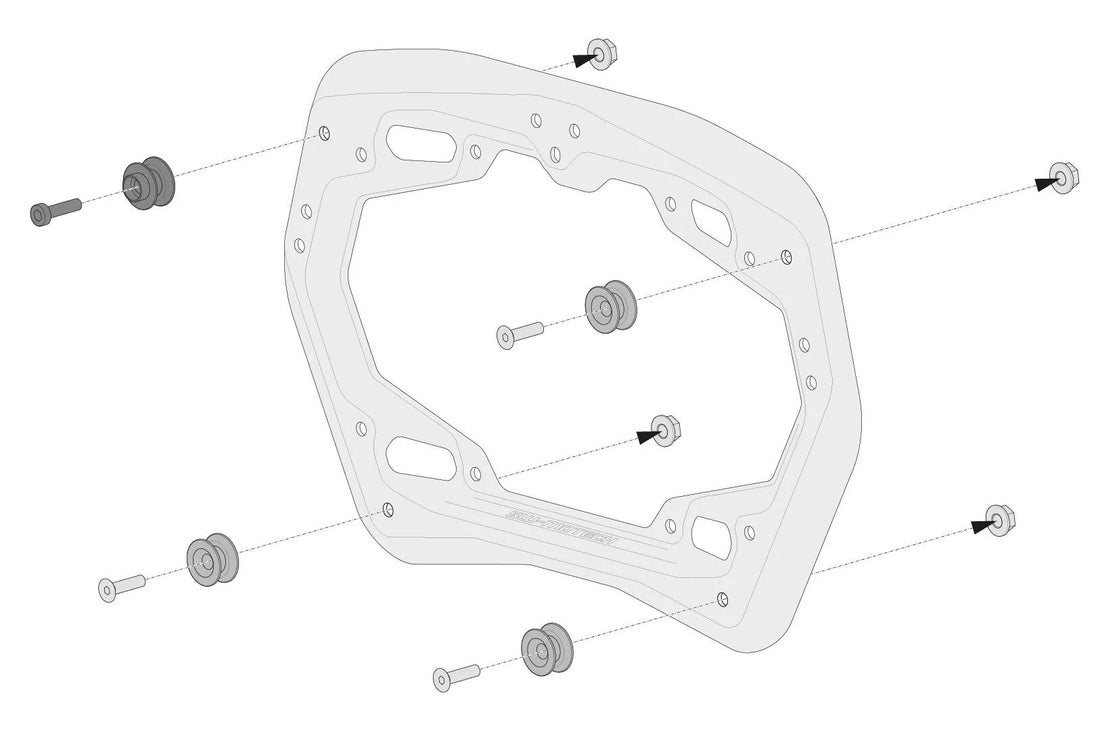ADPT KIT PRO SIDE CARRIER | SW-MOTECH-KFT.00.152.35200