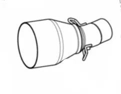 LINK PIPE SS ΓΙΑ VESPA GTS 300 HPE ABS / SEI GIORNI II 300 HPE ABS '21–'24 | AKRAPOVIC-L-VE3SO3SS