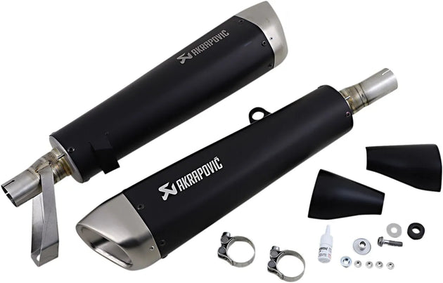 MUFFLERS TI BK STR TWIN ΓΙΑ TRIUMPH STREET TWIN 900 ABS '16–'20 | AKRAPOVIC-S-T9SO2-HCQTBL