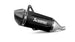 MUFFLER SS/CF BLK VESPA GTS 125 ΓΙΑ VESPA GTS 125 IGET ABS / PRIMAVERA 125 IGET ABS / PRIMAVERA 125 S IGET ABS '24–'26 | AKRAPOVIC-S-VE125SO4-HWSSBL
