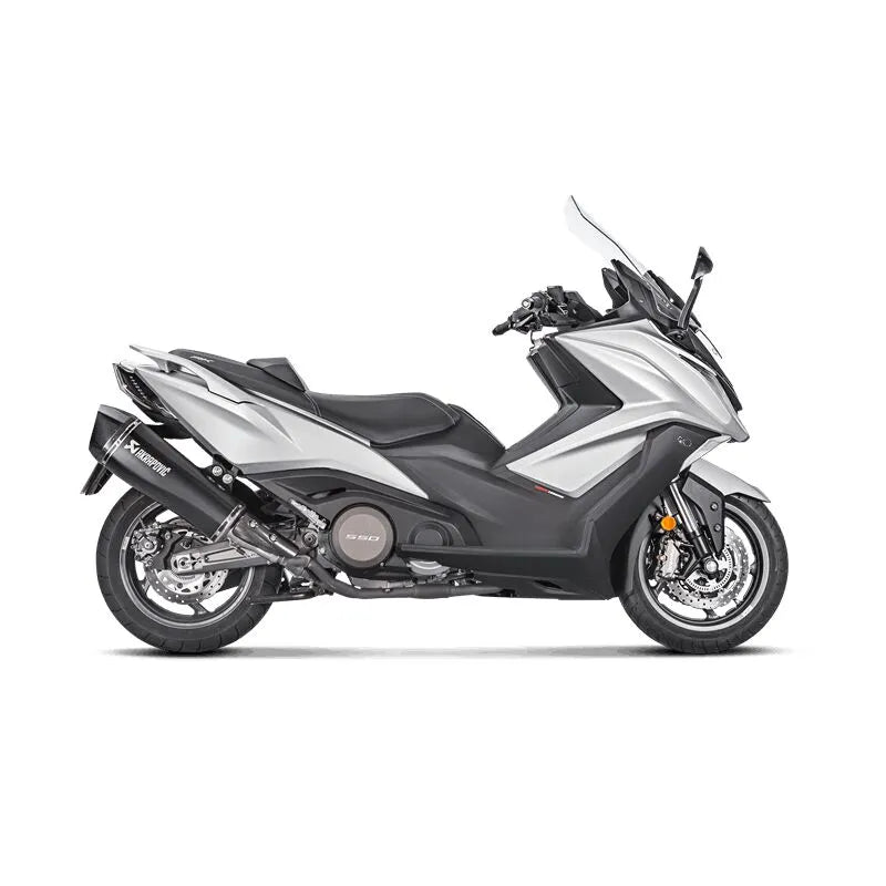 MUFFLER SS BLK KYM AK550 ΓΙΑ KYMCO AK 550 I ABS '17–'20 | AKRAPOVIC-S-KY5SO1-HRAASSBL
