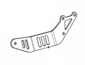 BRACKET AL ΓΙΑ YAMAHA MT-0 '20–'24 | AKRAPOVIC-P-X279