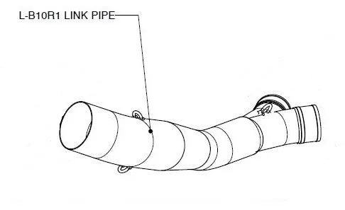 LINK PIPE SS Z750 ΓΙΑ KAWASAKI Z 750 ABS/R/R ABS '07–'12 | AKRAPOVIC-L-K7SO2