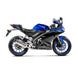 EXHST RAC TI/CF YZF-R125 ΓΙΑ YAMAHA MT-125 ABS / YZF-R 125 ABS / YZF-R15 '19–'20 | AKRAPOVIC-S-Y125R6-HZT