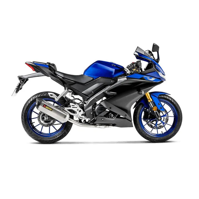 EXHST RAC TI/CF YZF-R125 ΓΙΑ YAMAHA MT-125 ABS / YZF-R 125 ABS / YZF-R15 '19–'20 | AKRAPOVIC-S-Y125R6-HZT