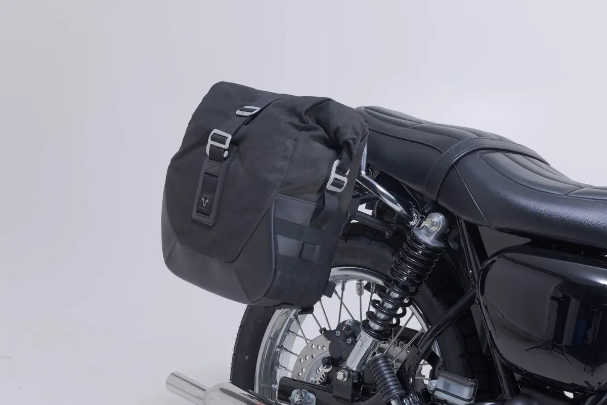 SIDEBAG SYS LEGEND LC BLACK ΓΙΑ KAWASAKI MEGURO S1 230 ABS / W 230 ABS '25 | SW-MOTECH-BC.HTA.08.302.20100