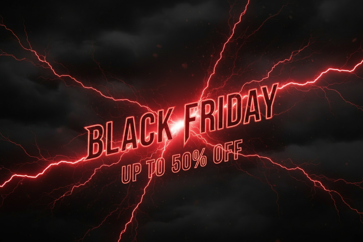 Black Friday Banner - Up to 50% Off