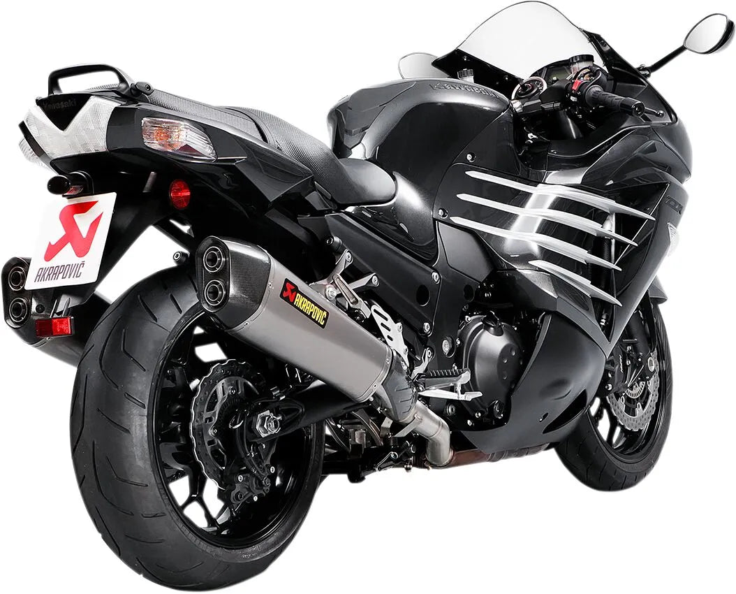 MUFFLERS TI/CF ZX14R 2016 ΓΙΑ KAWASAKI ZX-14 R 1400 / ZX-14 R 1400 ABS / ZZR 1400 ABS '12–'24 | AKRAPOVIC-S-K14SO6-HZAAT