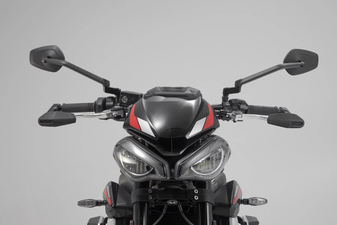 LEVER GUARDS+WIND PROTECT ΓΙΑ TRIUMPH STREET TRIPLE '17–'23 | SW-MOTECH-LVG.11.964.11000/B