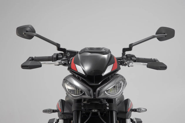 LEVER GUARDS+WIND PROTECT ΓΙΑ TRIUMPH STREET TRIPLE '17–'23 | SW-MOTECH-LVG.11.964.11000/B
