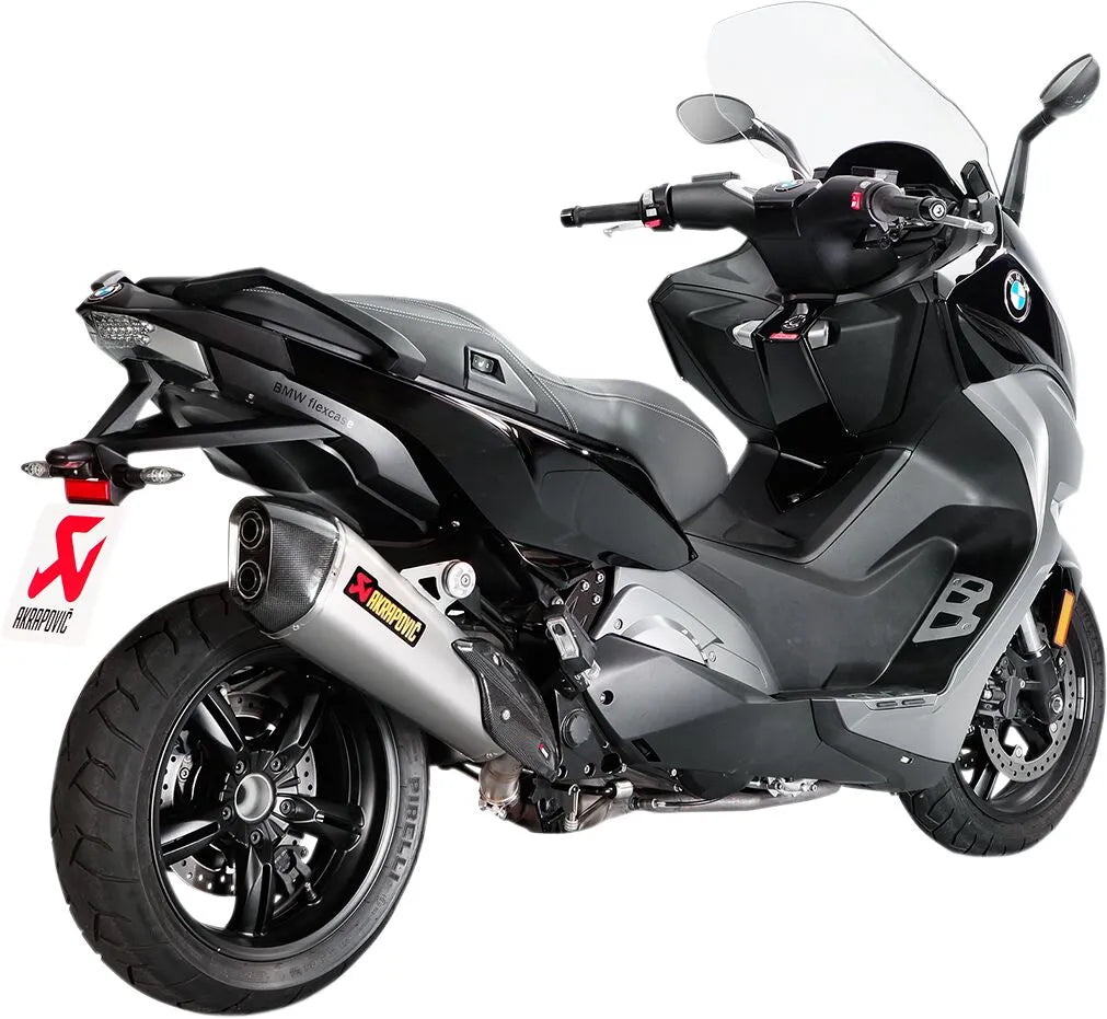MUFFLER TI/CF C650 SPORT 16-17 ΓΙΑ BMW C 650 SPORT ABS '16–'20 | AKRAPOVIC-S-B6SO7-HZAAT