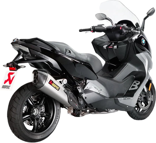 MUFFLER TI/CF C650 SPORT 16-17 ΓΙΑ BMW C 650 SPORT ABS '16–'20 | AKRAPOVIC-S-B6SO7-HZAAT