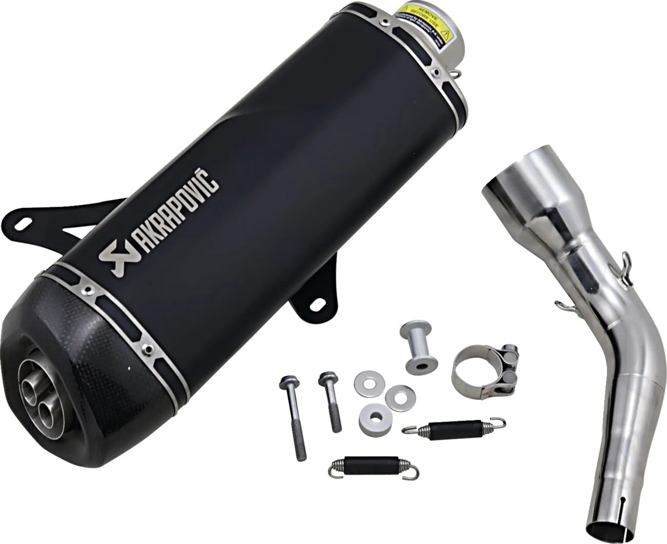 MUFFLER SS BLK GTS300 ΓΙΑ VESPA '05–'20 | AKRAPOVIC-S-VE3SO9-HRSSBL